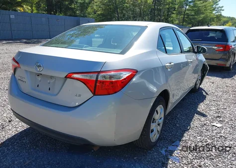 2014 Toyota Corolla Le from USA, damaged, VIN 2T1BURHE0EC141262